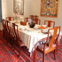 Intimate dining room seating ten